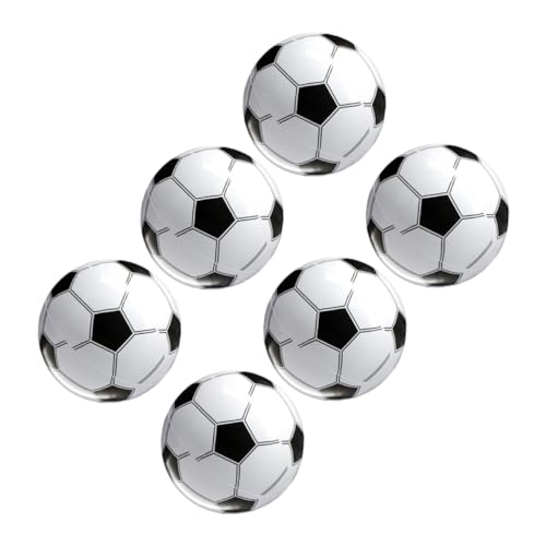 HONITANO 6 Stück Teiliges PVC Aufblasbares Fußball Dekorationsset Sichere Elastische Fußbälle für Kinderpartys und Fußballspiele Einfach Aufzublasen Langlebig und Auslaufsicher HONITANO 6 Stück Teiliges PVC Aufblasbares Fußball Dekorationsset Sichere Elastische Fußbälle für Kinderpartys und Fußballspiele Einfach Aufzublasen Langlebig und Auslaufsicher von HONITANO