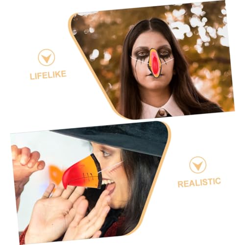 HONITANO 6 Stück Teiliges Realistische Papageien nasen aus Weichem Gummi Leichte und Bequeme Vogel schnabel Kostümrequisiten für Halloween Cosplay Geburtstagsfeiern und Bühnenauftritte HONITANO 6 Stück Teiliges Realistische Papageien nasen aus Weichem Gummi Leichte und Bequeme Vogel schnabel Kostümrequisiten für Halloween Cosplay Geburtstagsfeiern und Bühnenauftritte von HONITANO