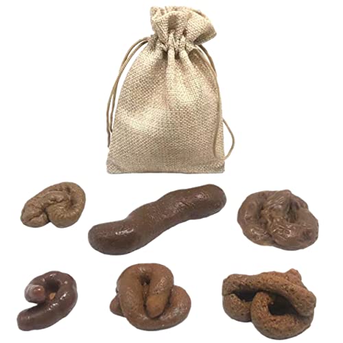 HONITANO 6 Stück Teiliges Realistischer Fake Poo aus Weiches Prank Requisit für Halloween Partyspaß und Stressabbau Lustiger Kackhaufen Scherzartikel für Erwachsene HONITANO 6 Stück Teiliges Realistischer Fake Poo aus Weiches Prank Requisit für Halloween Partyspaß und Stressabbau Lustiger Kackhaufen Scherzartikel für Erwachsene von HONITANO