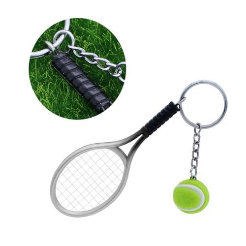 HONITANO 6 Stück Teiliges Tennis Schlüsselanhänger mit Farbigen Anhängern Kreativer Sport Schlüsselring für Tennisspieler Modisches Accessoire für Taschen Rucksäcke und Geschenkideen HONITANO 6 Stück Teiliges Tennis Schlüsselanhänger mit Farbigen Anhängern Kreativer Sport Schlüsselring für Tennisspieler Modisches Accessoire für Taschen Rucksäcke und Geschenkideen von HONITANO
