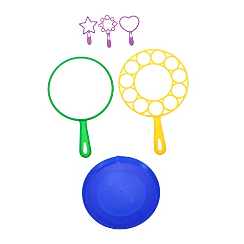 HONITANO 6-teiliges Set Seifenblasenset Bunte Blasenstäbe Bubble-Party- Blasenmacher Bunter Blasenstab Partygeschenke Blasen Machen Bubble -zauberstäbe Plastik von HONITANO