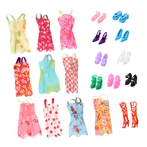 HONITANO 60 Stück Puppe Verkleiden Sich Puppenkleid Puppenschuhe Puppenrock Zubehör Für Puppenkostüme Puppenzubehör Stoff HONITANO 60 Stück Puppe Verkleiden Sich Puppenkleid Puppenschuhe Puppenrock Zubehör Für Puppenkostüme Puppenzubehör Stoff von HONITANO