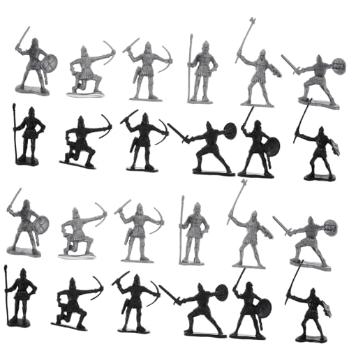 HONITANO 60 Stück Teiliges Römische Soldaten Figuren Mittelalterliche Soldaten Modelle aus Langlebigem Kunststoff Detaillierte Historische Replik für Sammler und Geschichtsinteressierte HONITANO 60 Stück Teiliges Römische Soldaten Figuren Mittelalterliche Soldaten Modelle aus Langlebigem Kunststoff Detaillierte Historische Replik für Sammler und Geschichtsinteressierte von HONITANO