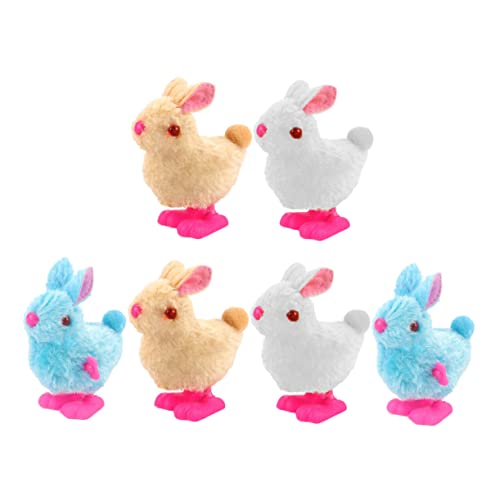HONITANO 6Stücke Aufziehbare Plüschkaninchen für Farbige Hüpftiere Party Favor Lustige Geschenkideen für Kindergeburtstag und Festlichkeiten HONITANO 6Stücke Aufziehbare Plüschkaninchen für Farbige Hüpftiere Party Favor Lustige Geschenkideen für Kindergeburtstag und Festlichkeiten von HONITANO