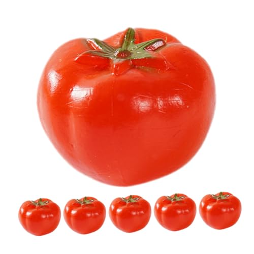 HONITANO 6stücke Realistische Künstliche Mini-Tomaten Modelle Lebensechte Nachbildungen Für Dekoration Fotografie Und Lehrmittel Für Küche Und Veranstaltungen HONITANO 6stücke Realistische Künstliche Mini-Tomaten Modelle Lebensechte Nachbildungen Für Dekoration Fotografie Und Lehrmittel Für Küche Und Veranstaltungen von HONITANO