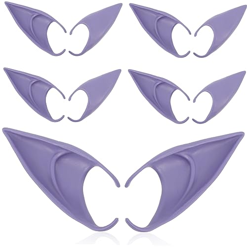 HONITANO 6stücke Fantasy Ohren Zubehör Realistische Ohren Für Cosplay Party Halloween Für Elfen Goblins Mehr Einzigartige Verkleidungselemente von HONITANO