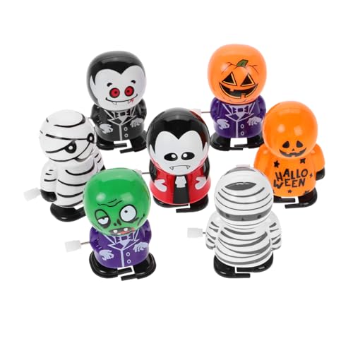 HONITANO 7 Stück Teiliges Halloween Wind Up Bunte Aufziehfiguren aus Lustige Vampire Kürbis Skelett und Mumien Robustes Aufziehmechanismus für Halloween Party und Kindergeburtstag HONITANO 7 Stück Teiliges Halloween Wind Up Bunte Aufziehfiguren aus Lustige Vampire Kürbis Skelett und Mumien Robustes Aufziehmechanismus für Halloween Party und Kindergeburtstag von HONITANO