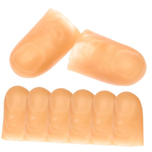 HONITANO 8 Stück Daumen Licht Daumenlichter Nagel Übungsfinger Daumenspitze Finger Lampe Fingerlichter von HONITANO