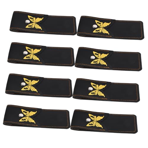HONITANO 8 Stück Leder Faltermesser Etuis Wasserfest Kleine Aufbewahrungstasche für Gürtel Vielseitig für Cosplay Requisiten Bühnenauftritte und Sammler Leicht und Verstellbar Schwarz HONITANO 8 Stück Leder Faltermesser Etuis Wasserfest Kleine Aufbewahrungstasche für Gürtel Vielseitig für Cosplay Requisiten Bühnenauftritte und Sammler Leicht und Verstellbar Schwarz von HONITANO