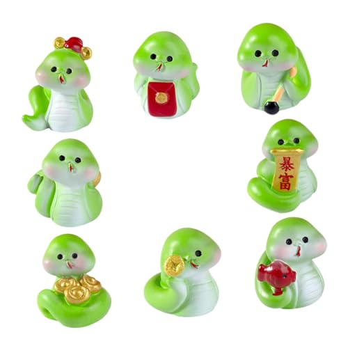 HONITANO 8 Stück Miniatur Schlangen Dekoration Teiliges Resin Figuren Realistische Mikro Landschafts Deko für DIY Bastelprojekte Vielseitige Tisch und Gartenornamente Einzigartiger Charme HONITANO 8 Stück Miniatur Schlangen Dekoration Teiliges Resin Figuren Realistische Mikro Landschafts Deko für DIY Bastelprojekte Vielseitige Tisch und Gartenornamente Einzigartiger Charme von HONITANO