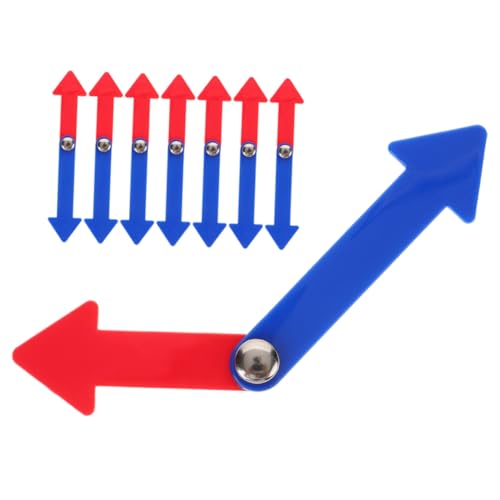 HONITANO 8 Stück Teiliges DIY Uhrzeiger Set aus Robustem Kunststoff für Pädagogisches Lernspielzeug Feinmotorik Manuell Verstellbare Minuten Stundenzeiger für Schule und Zuhause HONITANO 8 Stück Teiliges DIY Uhrzeiger Set aus Robustem Kunststoff für Pädagogisches Lernspielzeug Feinmotorik Manuell Verstellbare Minuten Stundenzeiger für Schule und Zuhause von HONITANO