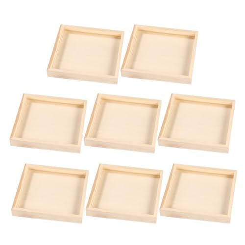 HONITANO 8 Stück Teiliges Holztablett für Puzzles Tragbarer Puzzle Organizer aus Unbehandeltem Holz Fördert Räumliche Vorstellungskraft für Familienzeit HONITANO 8 Stück Teiliges Holztablett für Puzzles Tragbarer Puzzle Organizer aus Unbehandeltem Holz Fördert Räumliche Vorstellungskraft für Familienzeit von HONITANO