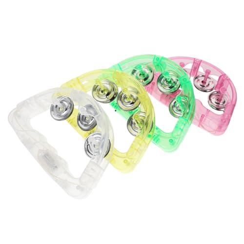 HONITANO 8 Stück Teiliges LED Tamburin Leuchtende Handglocken für Party Auftritte Requisiten Buntes Percussion Instrument Einfache Handhabung für Rhythmus Training und HONITANO 8 Stück Teiliges LED Tamburin Leuchtende Handglocken für Party Auftritte Requisiten Buntes Percussion Instrument Einfache Handhabung für Rhythmus Training und von HONITANO