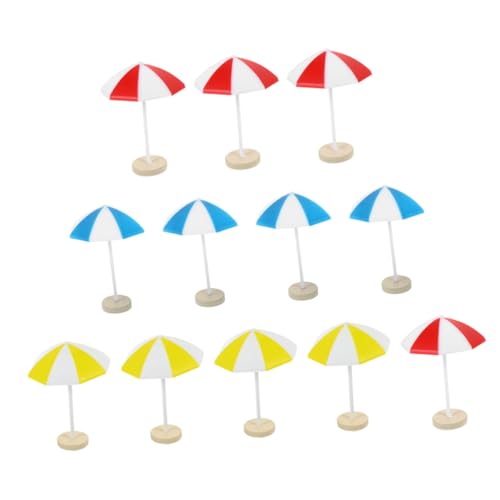 HONITANO 8 Stück Teiliges Miniatur Strand Sonnenschirm Wetterfeste Handliche Puppenhaus Deko in Blau und Gelb für Garten Miniaturlandschaften und Kreative Bastelprojekte HONITANO 8 Stück Teiliges Miniatur Strand Sonnenschirm Wetterfeste Handliche Puppenhaus Deko in Blau und Gelb für Garten Miniaturlandschaften und Kreative Bastelprojekte von HONITANO
