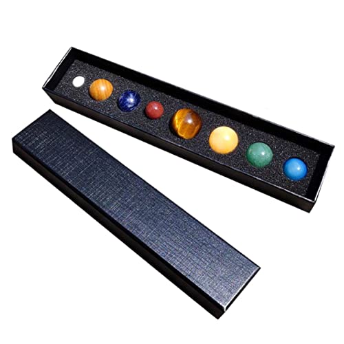HONITANO 8 Stück Teiliges Natürlicher Mineralstein Planetenornamente Sonnensystem Dekoration für Zuhause Büro mit Lebendigen Farben und Einzigartiger Gestaltung als Edukatives HONITANO 8 Stück Teiliges Natürlicher Mineralstein Planetenornamente Sonnensystem Dekoration für Zuhause Büro mit Lebendigen Farben und Einzigartiger Gestaltung als Edukatives von HONITANO