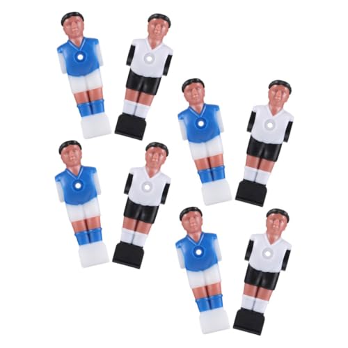HONITANO 8 Stück Teiliges Tischfußball Spieler Figuren Set Ersatzteile für Tischfußballspiele Langlebige Spieler Resin für Familie und Freunde für Zuhause Büro und Freizeitveranstaltungen von HONITANO