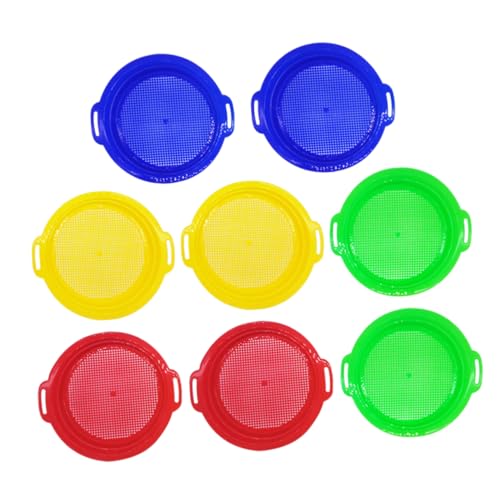 HONITANO 8-teiliges Set Strandspielzeug Kleines Sieb Sandsiebe Sandsieb-Set Strandsichter Sandsieb Für Strand Sandsieb Für Den Strand Sandsiebschaufel Strandsandsifter Plastik HONITANO 8-teiliges Set Strandspielzeug Kleines Sieb Sandsiebe Sandsieb-Set Strandsichter Sandsieb Für Strand Sandsieb Für Den Strand Sandsiebschaufel Strandsandsifter Plastik von HONITANO