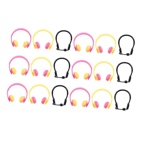 HONITANO 80 Stück Teiliges Miniatur Kopfhörer für Puppen Dekorative Realistische Doll Headsets in Mischfarben Leichte Robuste Ohrhörer Puppen Dekoration Zubehör für Puppenmode und Foto HONITANO 80 Stück Teiliges Miniatur Kopfhörer für Puppen Dekorative Realistische Doll Headsets in Mischfarben Leichte Robuste Ohrhörer Puppen Dekoration Zubehör für Puppenmode und Foto von HONITANO