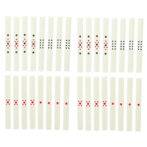 HONITANO 88 Stück Teiliges Mahjong Zubehör Vielseitige Punkte und Wettstäbe für Spieler Langlebig und Anpassbar für Verschiedene Mahjong Varianten für Familien Spielräume und Turniere von HONITANO