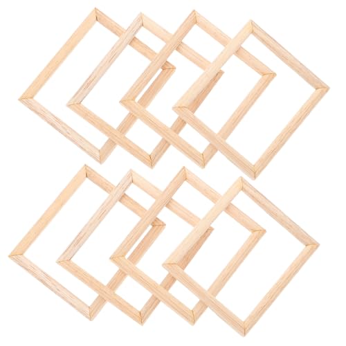 HONITANO 9 Stück Maßstab DIY Kleine Holzrahmen für Puppenhaus Dekoration Kreative Holzrahmen für DIY Bastelprojekte und Miniatur Kunstdisplay HONITANO 9 Stück Maßstab DIY Kleine Holzrahmen für Puppenhaus Dekoration Kreative Holzrahmen für DIY Bastelprojekte und Miniatur Kunstdisplay von HONITANO