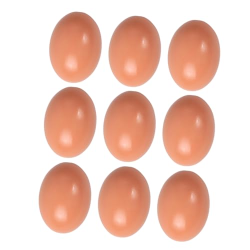HONITANO 9 Stück Teiliges Holz Eier zum Basteln Realistische Unbemalte Fake Eier für DIY Projekte für Dekorationen und Hühnerstall Zubehör zum Bemalen und Gestalten Fördert Eierlegen bei HONITANO 9 Stück Teiliges Holz Eier zum Basteln Realistische Unbemalte Fake Eier für DIY Projekte für Dekorationen und Hühnerstall Zubehör zum Bemalen und Gestalten Fördert Eierlegen bei von HONITANO