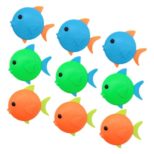 HONITANO 9 Stück Teiliges Unterwasser Tauchspielzeug Bunte Fischform Schwimmtiere Poolspielzeug für Jahre Strand und Schwimmbadspaß Entdeckung und Bewegung HONITANO 9 Stück Teiliges Unterwasser Tauchspielzeug Bunte Fischform Schwimmtiere Poolspielzeug für Jahre Strand und Schwimmbadspaß Entdeckung und Bewegung von HONITANO