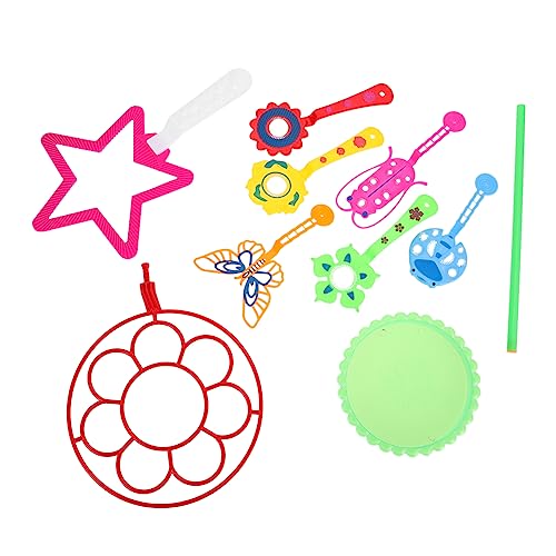 HONITANO 9Stücke Teiliges Großes Seifenblasen Set mit Bunten Stäben für Outdoor Aktivitäten und Partygeschenke für Unvergesslichen Blasenspaß im Freien HONITANO 9Stücke Teiliges Großes Seifenblasen Set mit Bunten Stäben für Outdoor Aktivitäten und Partygeschenke für Unvergesslichen Blasenspaß im Freien von HONITANO