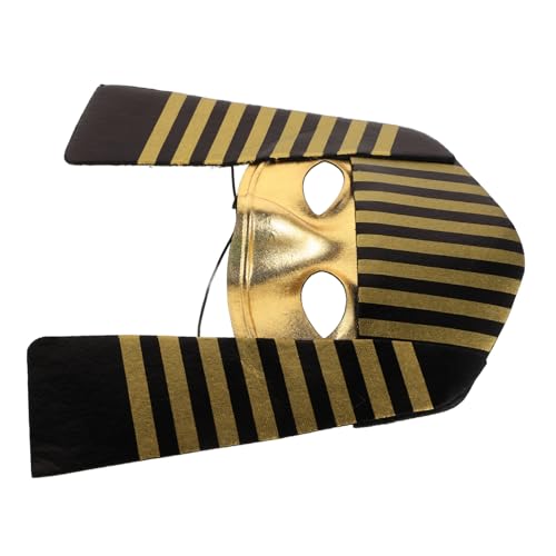 HONITANO Ägyptische Pharaoh Maske Wiederverwendbar Leicht Bühnenmaske Für Halloween Kostüm Party Foto Requisit Cosplay Zubehör HONITANO Ägyptische Pharaoh Maske Wiederverwendbar Leicht Bühnenmaske Für Halloween Kostüm Party Foto Requisit Cosplay Zubehör von HONITANO