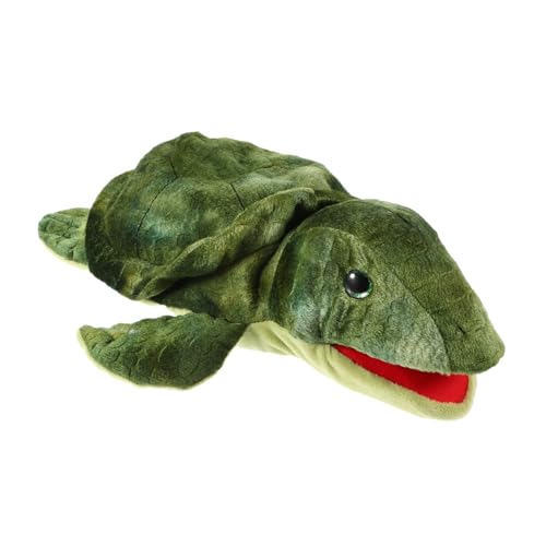 HONITANO Adorable Schildkröten Handpuppe aus Weichem Plüsch für Interaktives Geschichtenerzählen Pädagogisches für Rollenspiele Eltern Junge Mädchen Kommunikation und Kreative Aktivitäten von HONITANO