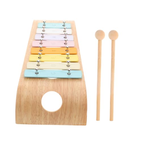 HONITANO Aluminium Glockenspiel Töne mit Holzklöppeln Xylophon Musikinstrument für Vorschulkinder Klarer Klang Langlebig Fördert Musikalität und Einfache Notenbeschriftung HONITANO Aluminium Glockenspiel Töne mit Holzklöppeln Xylophon Musikinstrument für Vorschulkinder Klarer Klang Langlebig Fördert Musikalität und Einfache Notenbeschriftung von HONITANO