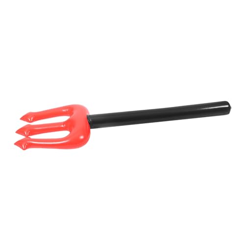 HONITANO Aufblasbare Teufelsgabel PVC Halloween Party Gadget für Erwachsene Cosplay Requisit Rotes Zubehör für Rollenspiele und Festliche von HONITANO