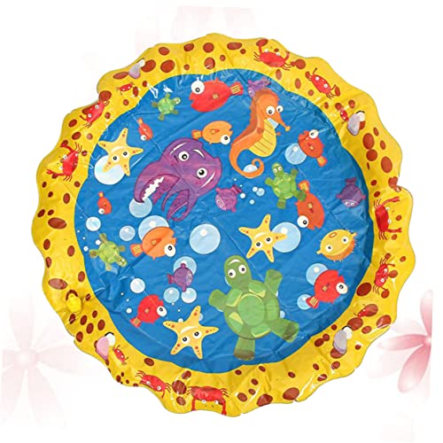 HONITANO Wassersprinkler Pad für Kinder PVC Wasserspielmatte Lustiges Spielzeug für Außenbereich Faltbare Wassermatte für Garten und Pool Wassersprüh Spielzeug für Sommeraktivitäten von HONITANO