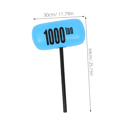 HONITANO Aufblasbarer Großer PVC Hammer Party Deko Robust Leicht Tragbar für Indoor Outdoor Spielspaß Jungen Mädchen HONITANO Aufblasbarer Großer PVC Hammer Party Deko Robust Leicht Tragbar für Indoor Outdoor Spielspaß Jungen Mädchen von HONITANO