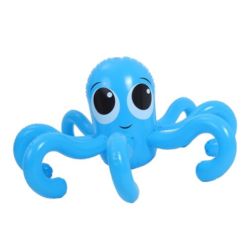 HONITANO Aufblasbarer Octopus Sprinkler Wasserspielzeug für Leichtes Sommer Outdoor Wasserspritzblume mit Dichtem für Familien und Freizeitspaß von HONITANO