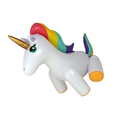 HONITANO Aufblasbares Einhorn Wassersprinkler Kreatives Wasserspielzeug für Sommer im Freien für Familien Einfach zu Lagern und Wiederverwendbar HONITANO Aufblasbares Einhorn Wassersprinkler Kreatives Wasserspielzeug für Sommer im Freien für Familien Einfach zu Lagern und Wiederverwendbar von HONITANO