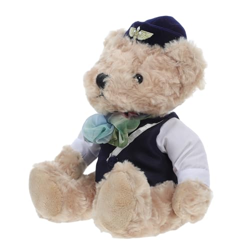 HONITANO Bär Plüschpuppe Süßes Stofftier für Feiern Weiche Dekoration für Weihnachten und Geburtstage Kuscheliges für Teenager HONITANO Bär Plüschpuppe Süßes Stofftier für Feiern Weiche Dekoration für Weihnachten und Geburtstage Kuscheliges für Teenager von HONITANO