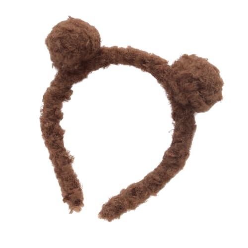 HONITANO Bärenohren-Stirnband Kinderplüsch Ball Haarband Lustiger Haare Kopf Plüschball HONITANO Bärenohren-Stirnband Kinderplüsch Ball Haarband Lustiger Haare Kopf Plüschball von HONITANO