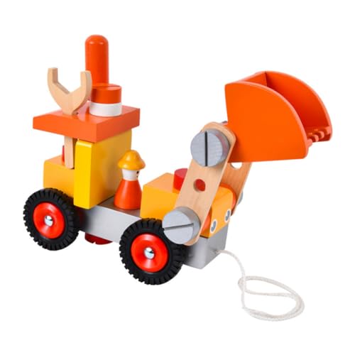 HONITANO Bagger zum Zusammenbauen Pädagogisches Baustellenfahrzeug aus Robustem Material Sicher und Fein Verarbeitet Fördert Feinmotorik und Konzentration für Jungen und Mädchen HONITANO Bagger zum Zusammenbauen Pädagogisches Baustellenfahrzeug aus Robustem Material Sicher und Fein Verarbeitet Fördert Feinmotorik und Konzentration für Jungen und Mädchen von HONITANO