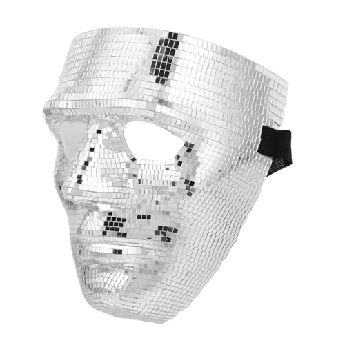 HONITANO Disco Maske Mit Glitzer Für Männer Und Frauen Verstellbare Maskerade Maske Für Halloween Partys Und Karneval Schimmernde Augenmaske Für Festivals Und Nachtclubs von HONITANO