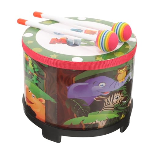 HONITANO Buntes Handtrommel mit Sticks Percussion Instrument Rhythmusförderndes Musikspielzeug für Kleinkinder Ab Jahr Glatte Oberfläche Robust Pädagogisch Geschenkidee HONITANO Buntes Handtrommel mit Sticks Percussion Instrument Rhythmusförderndes Musikspielzeug für Kleinkinder Ab Jahr Glatte Oberfläche Robust Pädagogisch Geschenkidee von HONITANO