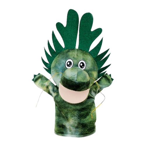 HONITANO Cartoon Handpuppe Drache aus Plüsch mit Beweglichem Mund Weiches Stofftier für Pädagogisches Rollenspiel für Eltern Junge Mädchen Interaktion und Puppentheater HONITANO Cartoon Handpuppe Drache aus Plüsch mit Beweglichem Mund Weiches Stofftier für Pädagogisches Rollenspiel für Eltern Junge Mädchen Interaktion und Puppentheater von HONITANO