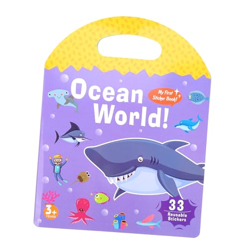 HONITANO Cartoon-Stickerbuch stickerheft stickerbücher für Fantasievolles Kleinkindspielzeug Sensory Toys lustiges Stickerbuch Kognitionsbuch für Gelee-Aufkleber HONITANO Cartoon-Stickerbuch stickerheft stickerbücher für Fantasievolles Kleinkindspielzeug Sensory Toys lustiges Stickerbuch Kognitionsbuch für Gelee-Aufkleber von HONITANO