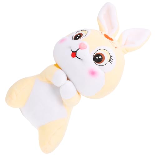HONITANO Chinesisches Neujahrshasenspielzeug ausgestopft Plüsch Mädchen Chinese New Year chinesisch neujahr Geburtstagsgeschenke Kid Toys Kaninchen-Maskottchen- Bunny Toy pp von HONITANO