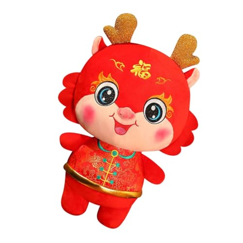 HONITANO Chinesisches Neujahrsmaskottchen Plüschdrache Drache Stoffpuppe Drachen-kuscheltiere Plüsch-drachenspielzeug Drachenspielzeug Im Chinesischen Stil Plüschtier Pp Baumwolle von HONITANO