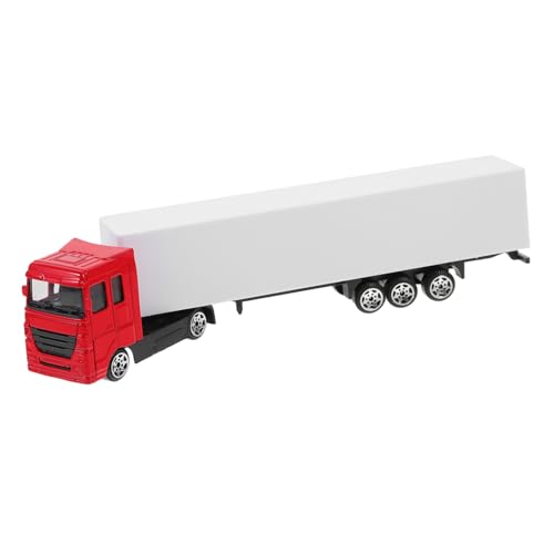 HONITANO Container LKW Modellspielzeug aus Legierung Kognitives Transportcontainer Automodell für Rotes LKW Lehrreiches für Kleinkinder Sicher und Langlebig HONITANO Container LKW Modellspielzeug aus Legierung Kognitives Transportcontainer Automodell für Rotes LKW Lehrreiches für Kleinkinder Sicher und Langlebig von HONITANO