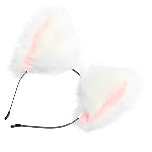 HONITANO Cosplay Fuchsohren Haarreif Weiches Tierohren Accessoire für Kostümpartys Halloween Karneval und Dekoration und Auffällig von HONITANO