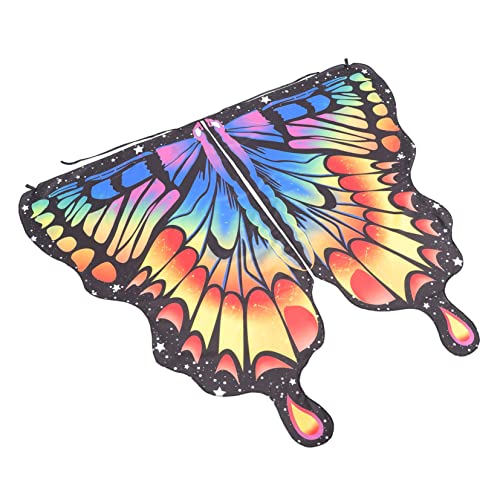 HONITANO Cosplay Schmetterlingsflügel Beute Dekorationen Halloween-Kostüm für Kap halloweenkostüme für Halloween Kleider für Cape-Cosplay Schmetterlinge Umhänge Chiffon von HONITANO