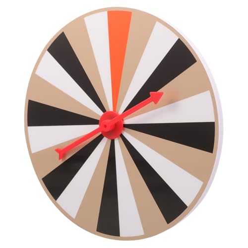 HONITANO DIY Drehbares Party Spielrad Rotierendes Spielrad für Karneval Bingo und Veranstaltung Leichtes Langlebiges Mehrzweck Spiel mit Beschriftbaren Feldern für Raffles und Interaktive von HONITANO