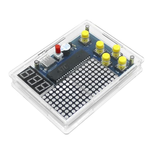 HONITANO DIY Elektronik Spielekonsole Bausatz Blau Soldering Practice Kit für Anfänger Elektronisches Löten Lernspielzeug für DIY Enthusiasten und Familienaktivitäten HONITANO DIY Elektronik Spielekonsole Bausatz Blau Soldering Practice Kit für Anfänger Elektronisches Löten Lernspielzeug für DIY Enthusiasten und Familienaktivitäten von HONITANO