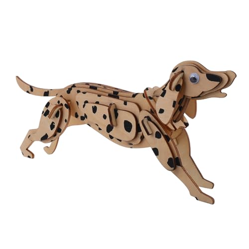HONITANO DIY Hölzerne Dalmatian Puzzle 3D Tiermodell Hunde Puzzle Model Kit Pädagogisch Handwerk Stamm 3D Hölzerne Rätsel Sammel Für Erwachsene HONITANO DIY Hölzerne Dalmatian Puzzle 3D Tiermodell Hunde Puzzle Model Kit Pädagogisch Handwerk Stamm 3D Hölzerne Rätsel Sammel Für Erwachsene von HONITANO